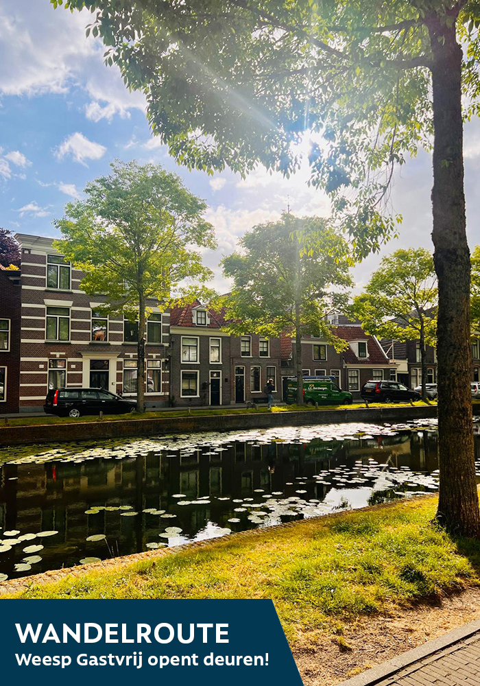 Wandelroute Weesp Gastvrij opent deuren